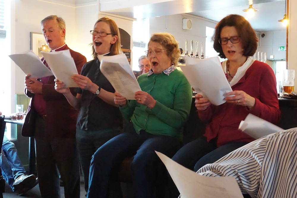 Beer and hymns in North Elmham — Diocese of Norwich